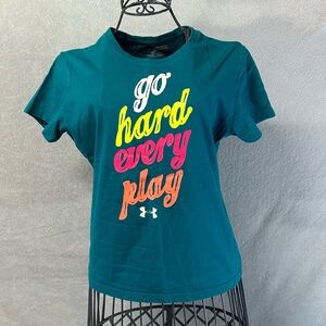 Girls UA Short Sleeve T Shirt